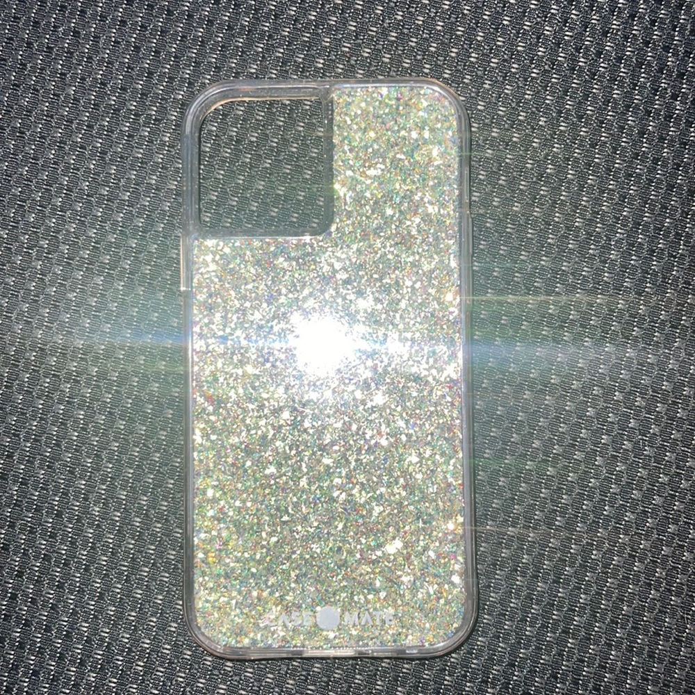 Glittery case